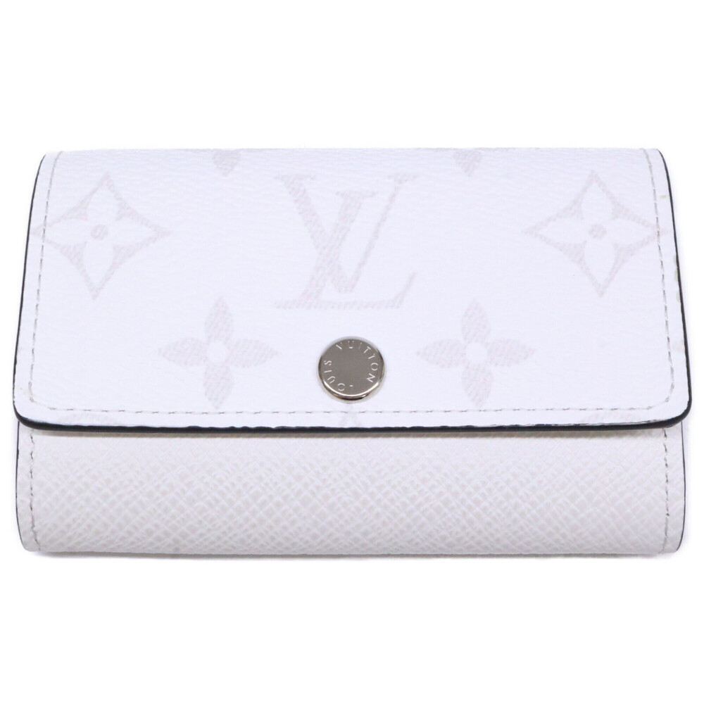LOUIS VUITTON M28393 Multicles 6 Taigarama Key Case White Women's
